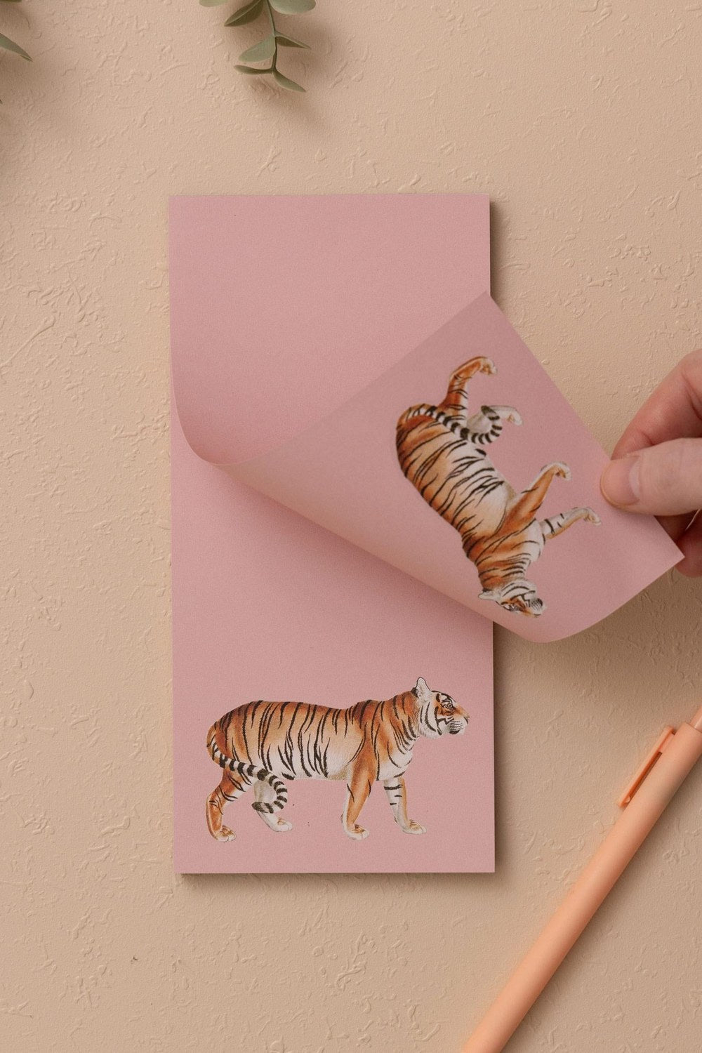 Art Line Mini Notluk, Tiger, 10 × 21 Cm, 40 Yaprak - 1