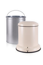 Metal Pedallı Çöp Kovası Bej 20 Lt - 2