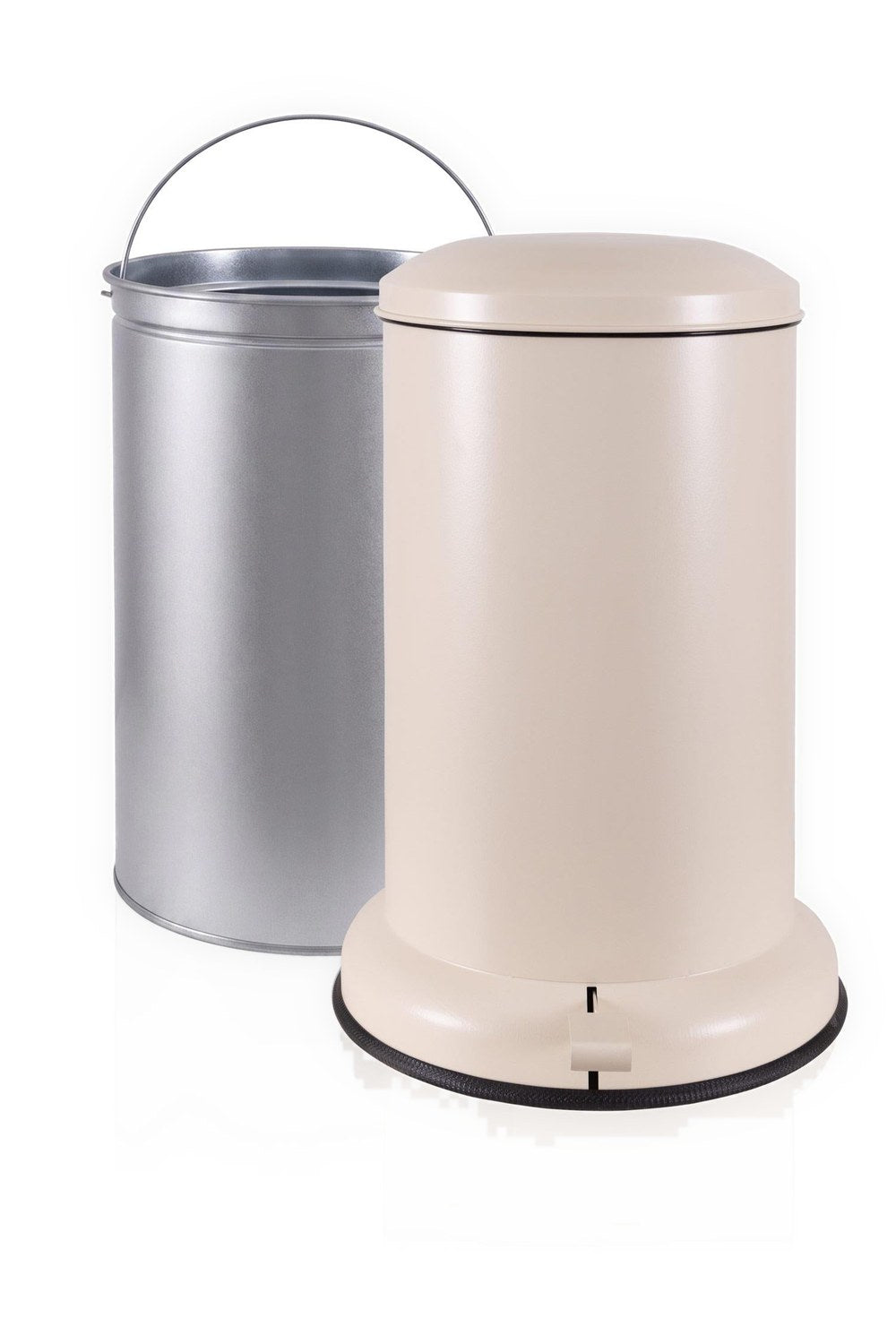 Metal Pedallı Çöp Kovası Bej 30 Lt - 2