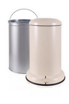 Metal Pedallı Çöp Kovası Bej 30 Lt - 2