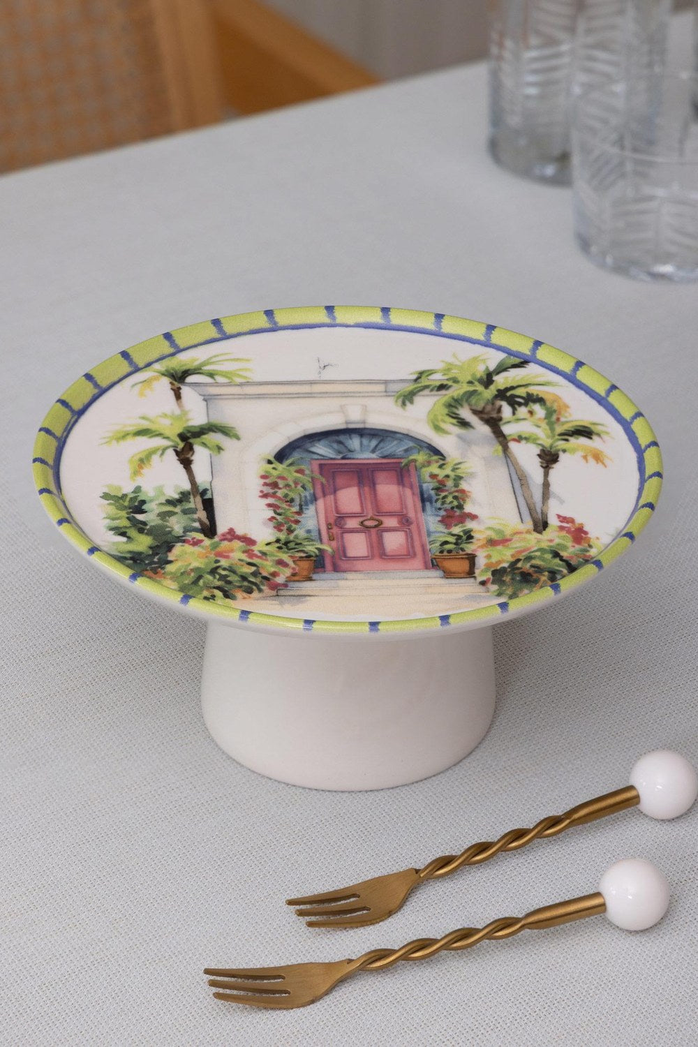 Palma Ayaklı Servis Tabağı 10x19 Cm - 0