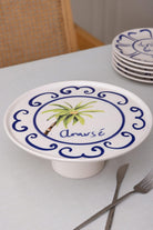 Palma Ayaklı Servis Tabağı, 26 × 10 Cm - 0