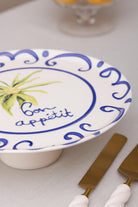 Palma Ayaklı Servis Tabağı, 30 × 10 Cm - 1