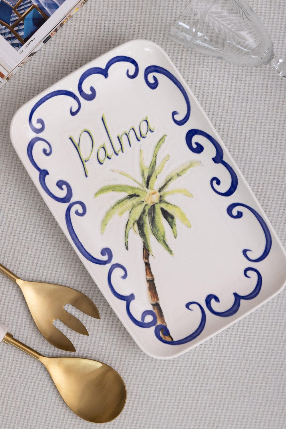 Palma Dikdörtgen Servis Tabağı 31x20 Cm - 0