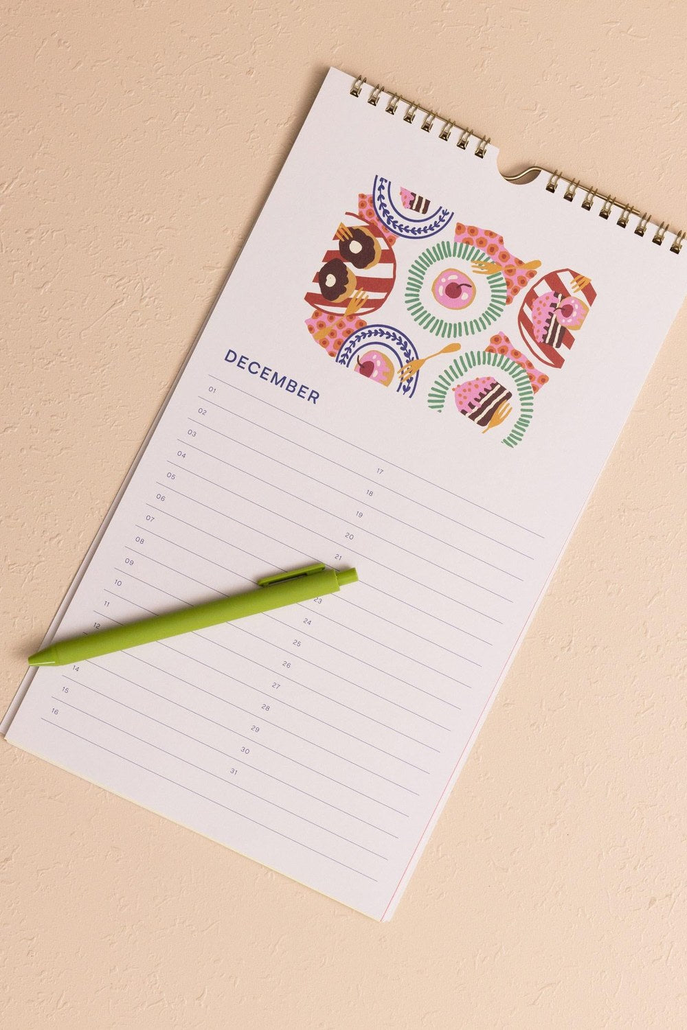 Ajanda Bırthday Calendar Pembe - 2