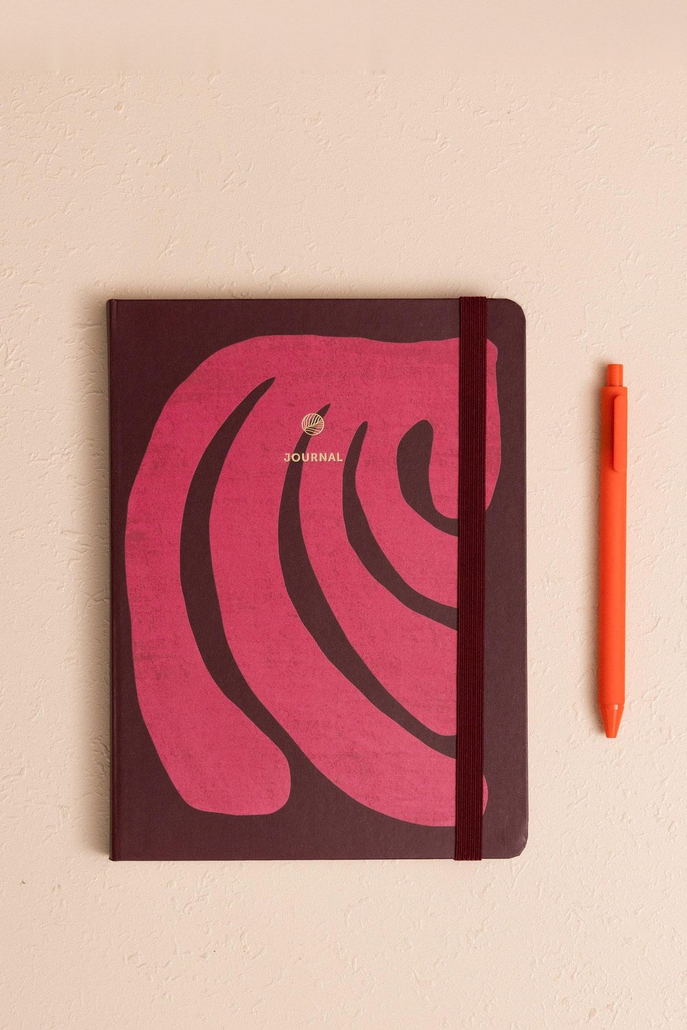 Pembe Dalga Desenli Defter 16 X 21 Cm - 0