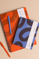 Mavi Lacivert Desenli Defter 16 X 21 Cm - 2