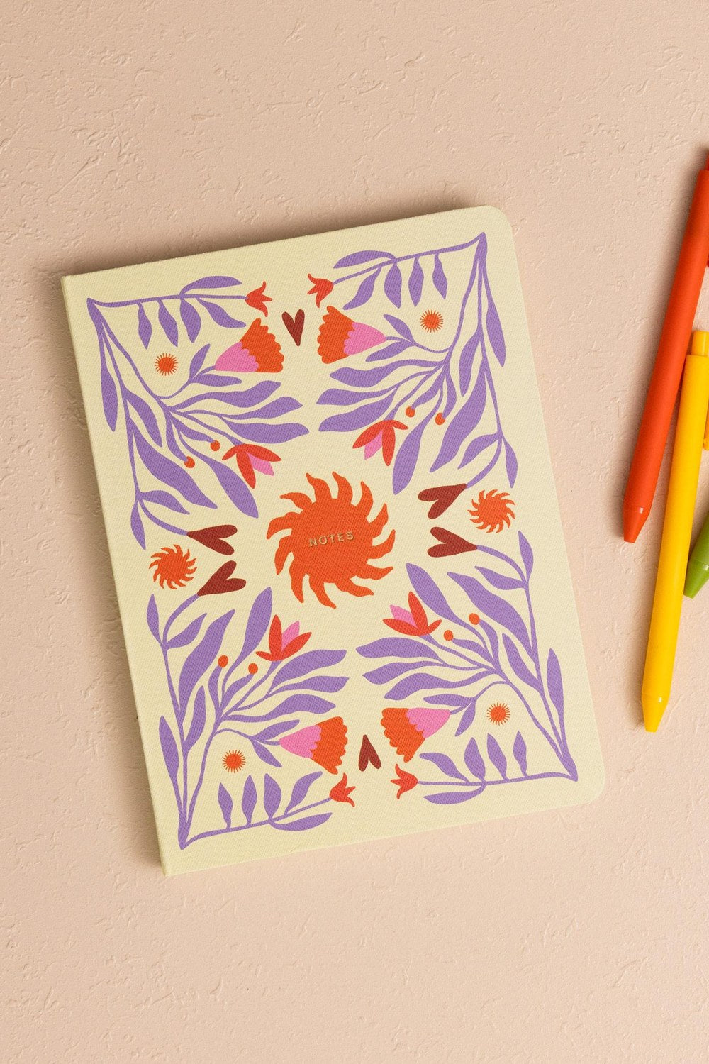 Bahar Desenli Defter, 16 × 21 Cm - 0