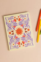 Bahar Desenli Defter, 16 × 21 Cm - 0