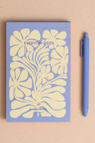 Mavi Floral Desen Not Kağıdı, 125 Yaprak - 0