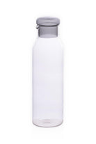 Gri Kapaklı Cam Şişe / Sürahi, 950 Ml, 9 × 28 Cm - 1