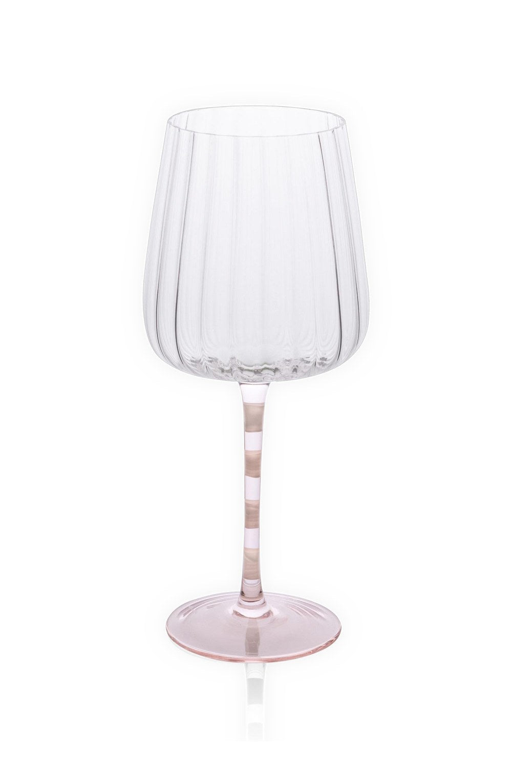 Renkli Şarap Kadehi, Pembe & Beyaz, 600 Ml - 2
