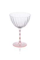 Ayaklı Cam Dondurma Kasesi, Pembe & Beyaz, 280 Ml - 2