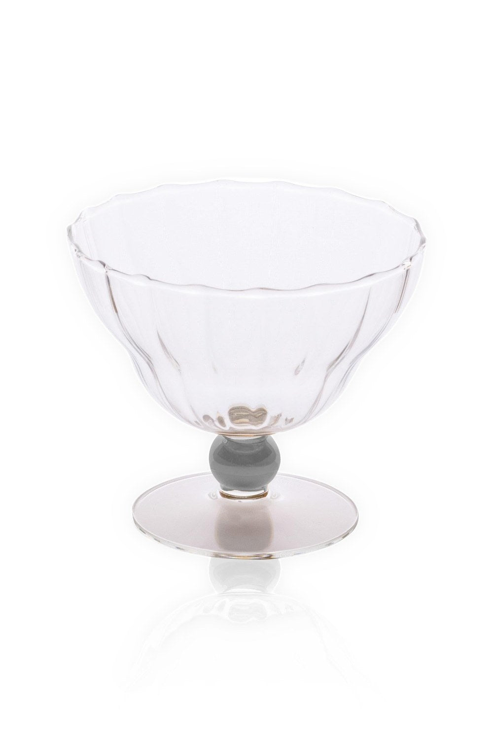 Cam Dondurmalık Ve Tatlı Sunum Kasesi, Silver, 240 Ml - 2