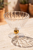 Cam Dondurmalık Ve Tatlı Sunum Kasesi, Gold, 240 Ml - 0