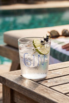 Gin Cam Su Bardağı, Mavi, 320 Ml - 0