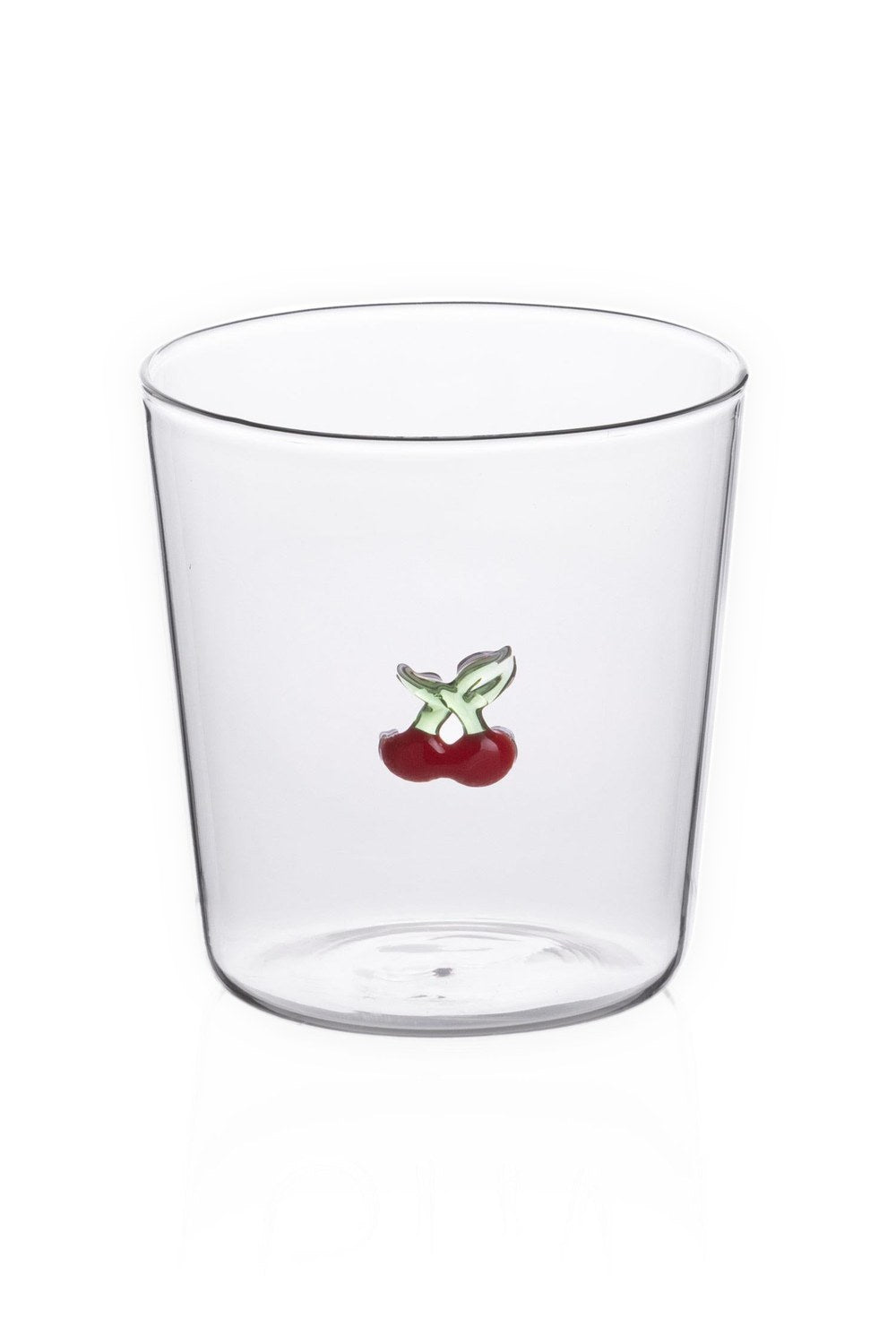 Kiraz Detaylı Cam Su Bardağı, 320 Ml - 1