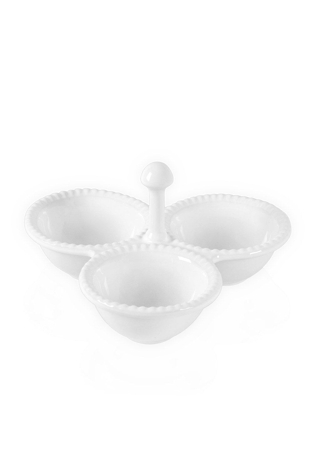 Grande Servis Tabağı Bölmeli, Beyaz, 24 Cm - 2