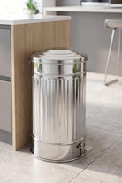 Çöp Kovası, Krom, 37 Lt - 0