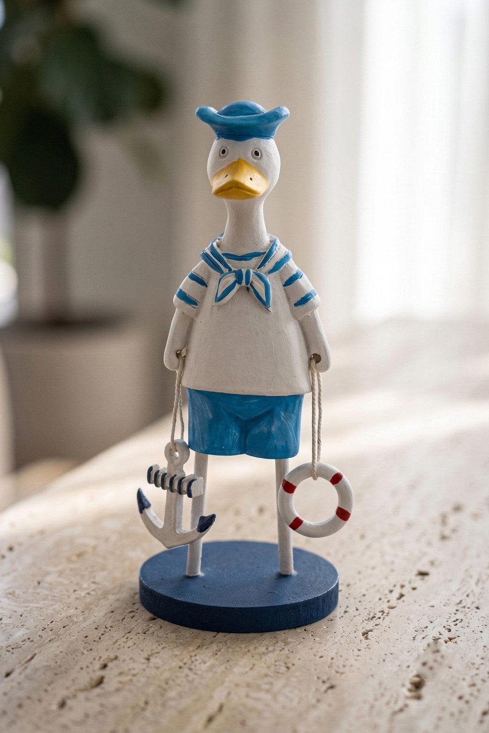 Marin Coastal Denizci Ördek Şapkalı Obje 17 Cm - 0