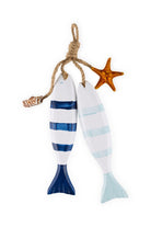 Halat Askılı Deniz Yıldızı Ve Kabuklu Obje, 20 Cm - 1