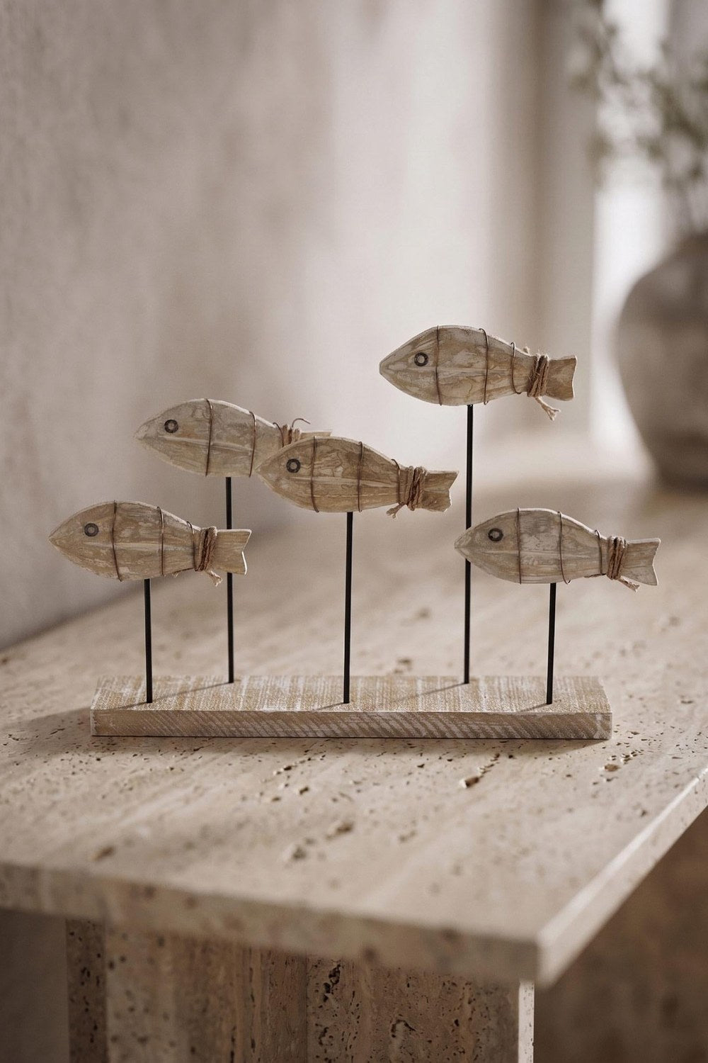 Retro Coastal 5'li Balık Biblosu, 30 Cm - 0