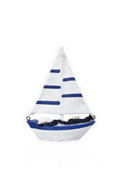 Marin Deniz Kabuklu Ve Halatlı Yelkenli Biblo 14cm - 1