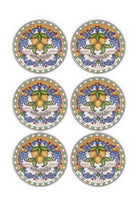 Limoncello Servis Tabağı, 6'lı Set, 30 Cm - 0