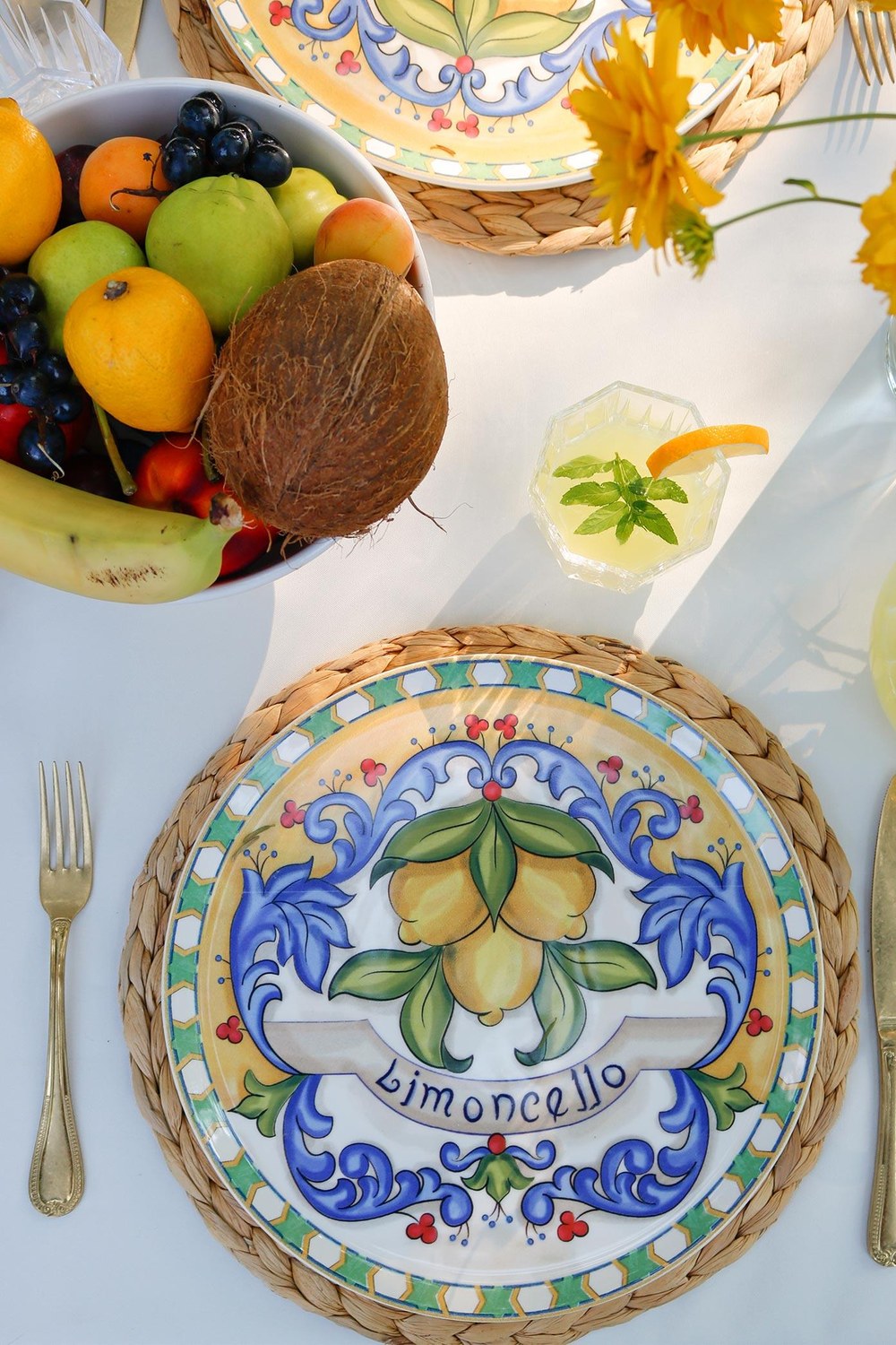 Limoncello Servis Tabağı, 6'lı Set, 30 Cm - 4