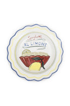 Italian Summer Spaghetti Al Limone Yemek Tabağı, 2'li Set, 22 Cm - 3