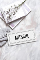 Dikdörtgen Servis Tabağı Awesome - 35 X 16 Cm - 2