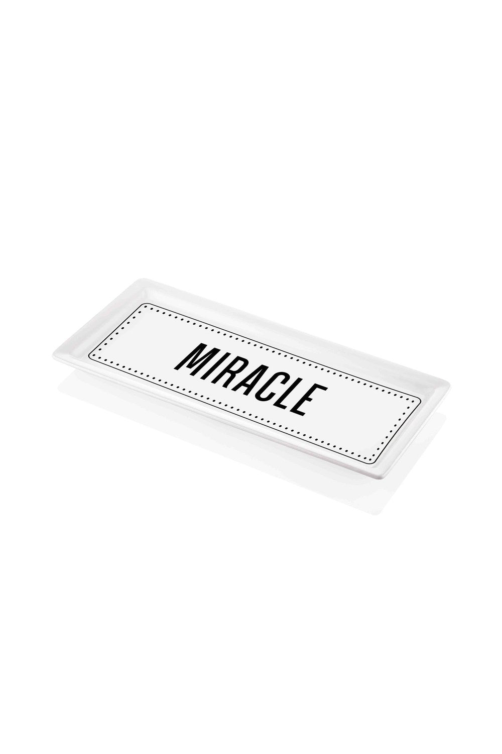 Dikdörtgen Servis Tabağı Miracle - 35 X 16 Cm - 1