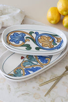 Limoncello Oval Servis Tabağı 2'li Set, Gri, 29 Cm - 3