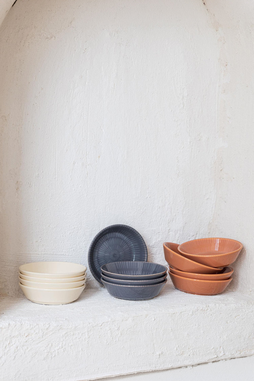 Noon Çerezlik 4'lü Set, Gri, 10 Cm - 0