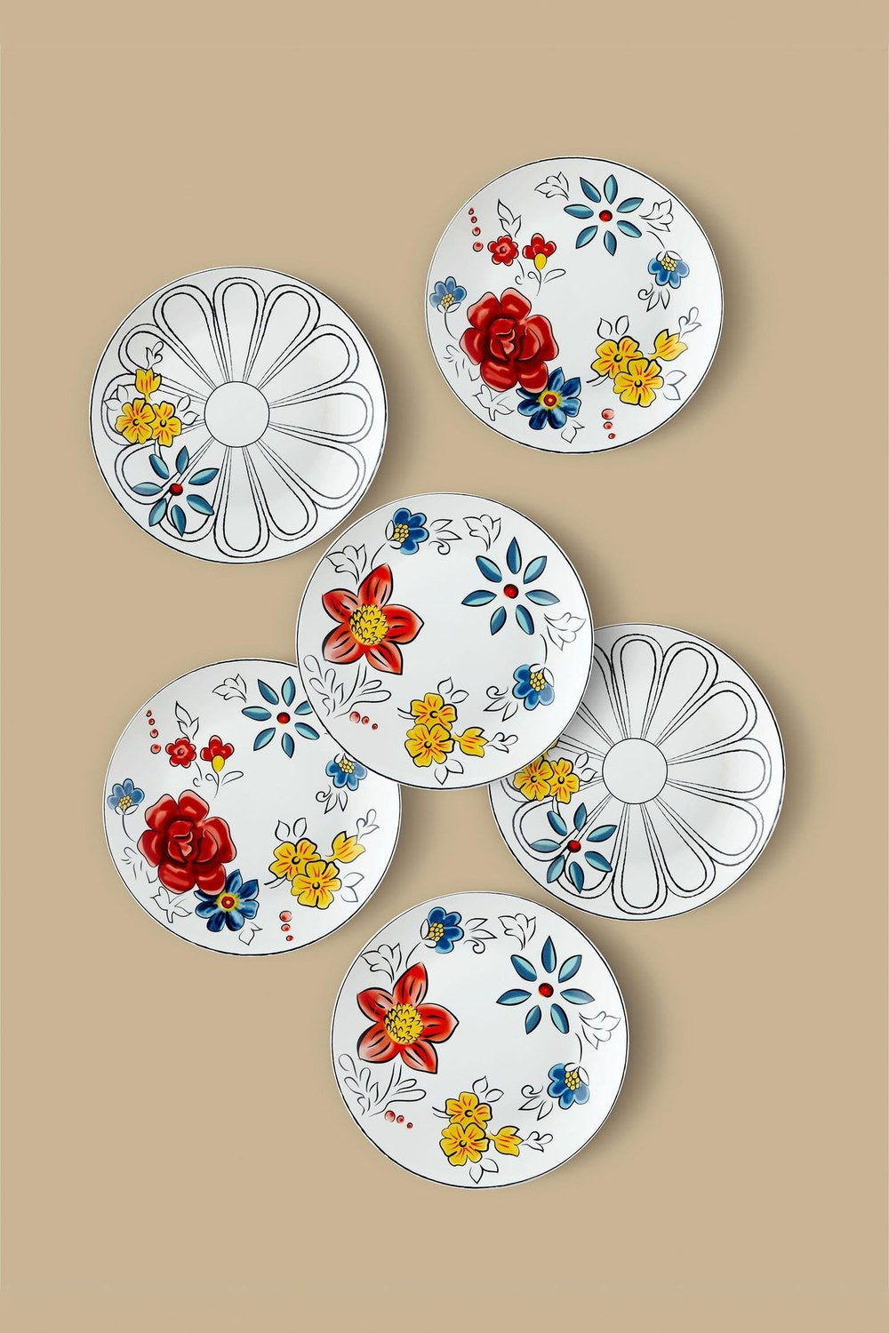 Fiore Pasta Tabağı 6 Kişilik, 21 Cm - 3