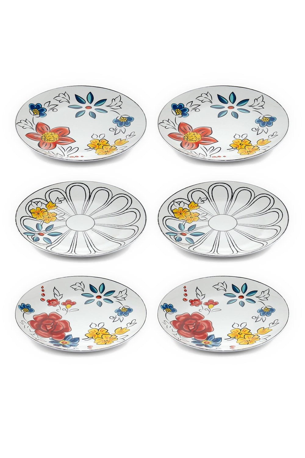 Fiore Pasta Tabağı 6 Kişilik, 21 Cm - 4