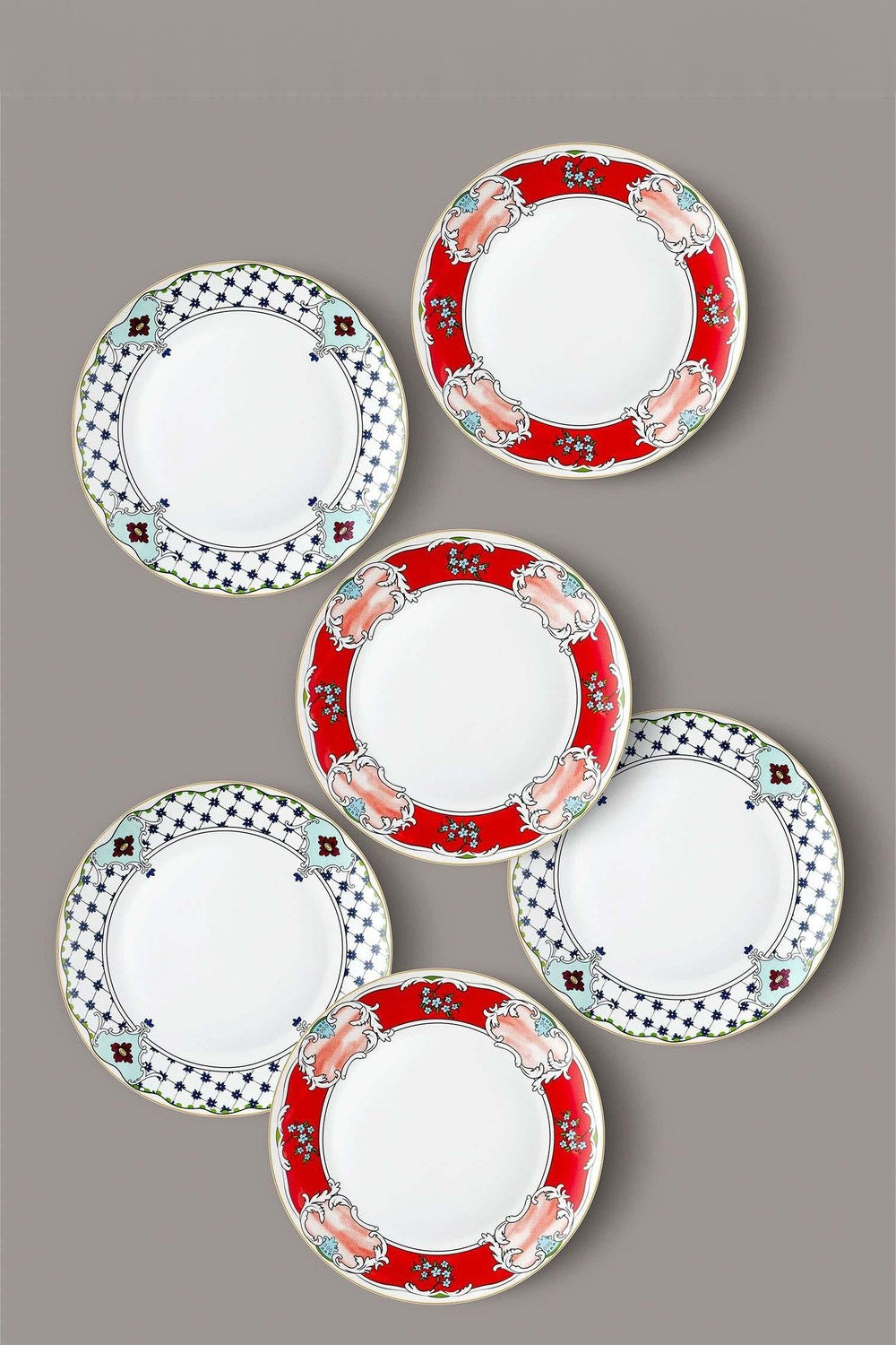 Amore Servis Tabağı 6 Kişilik, 27 Cm - 1