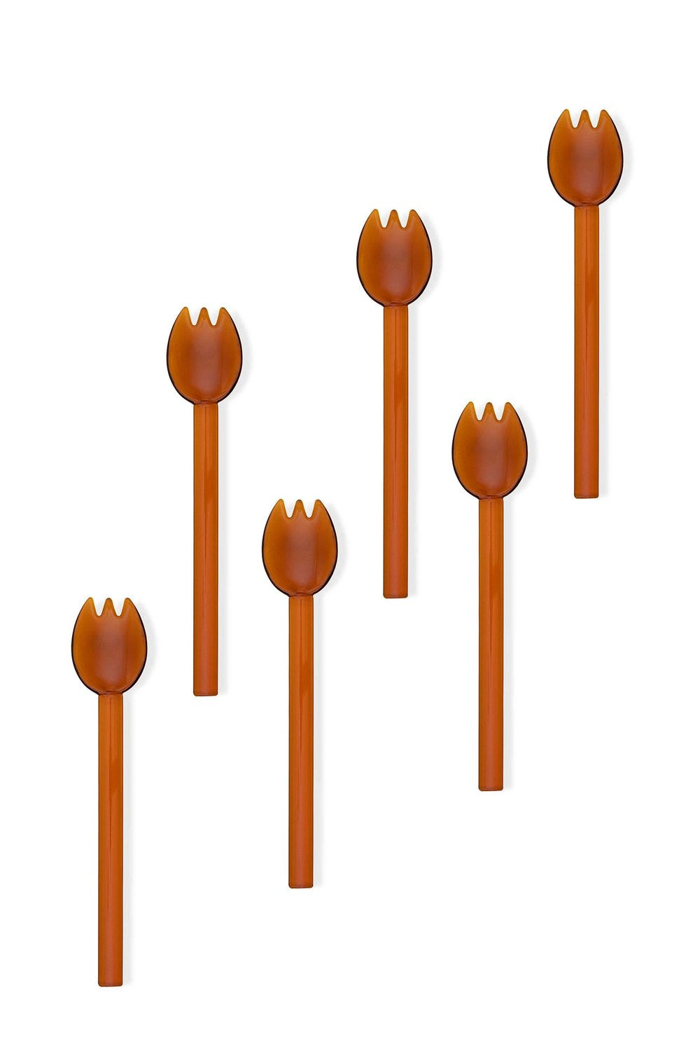 Abiete Dondurma Ve Tatlı Kaşığı Amber 6lı Set - 4