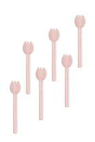 Abiete Dondurma Ve Tatlı Kaşığı, Pembe, 6'lı Set - 3