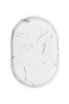 Marble Banyo Tepsisi Beyaz 30x20x3 Cm - 3