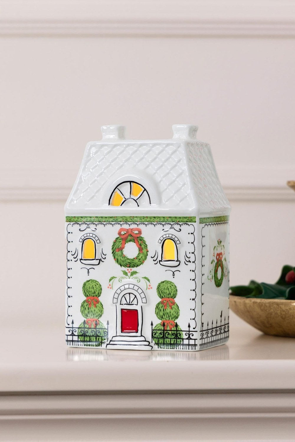 Dekoratif Led Işıklı Ev Biblo, 10 × 7 × 15 Cm - 2
