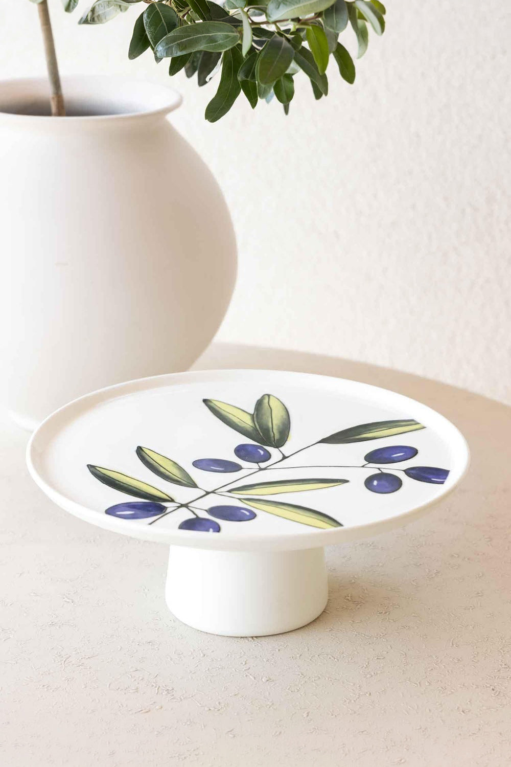Olivos Ayaklı Servis Tabağı 10x26 Cm - 0