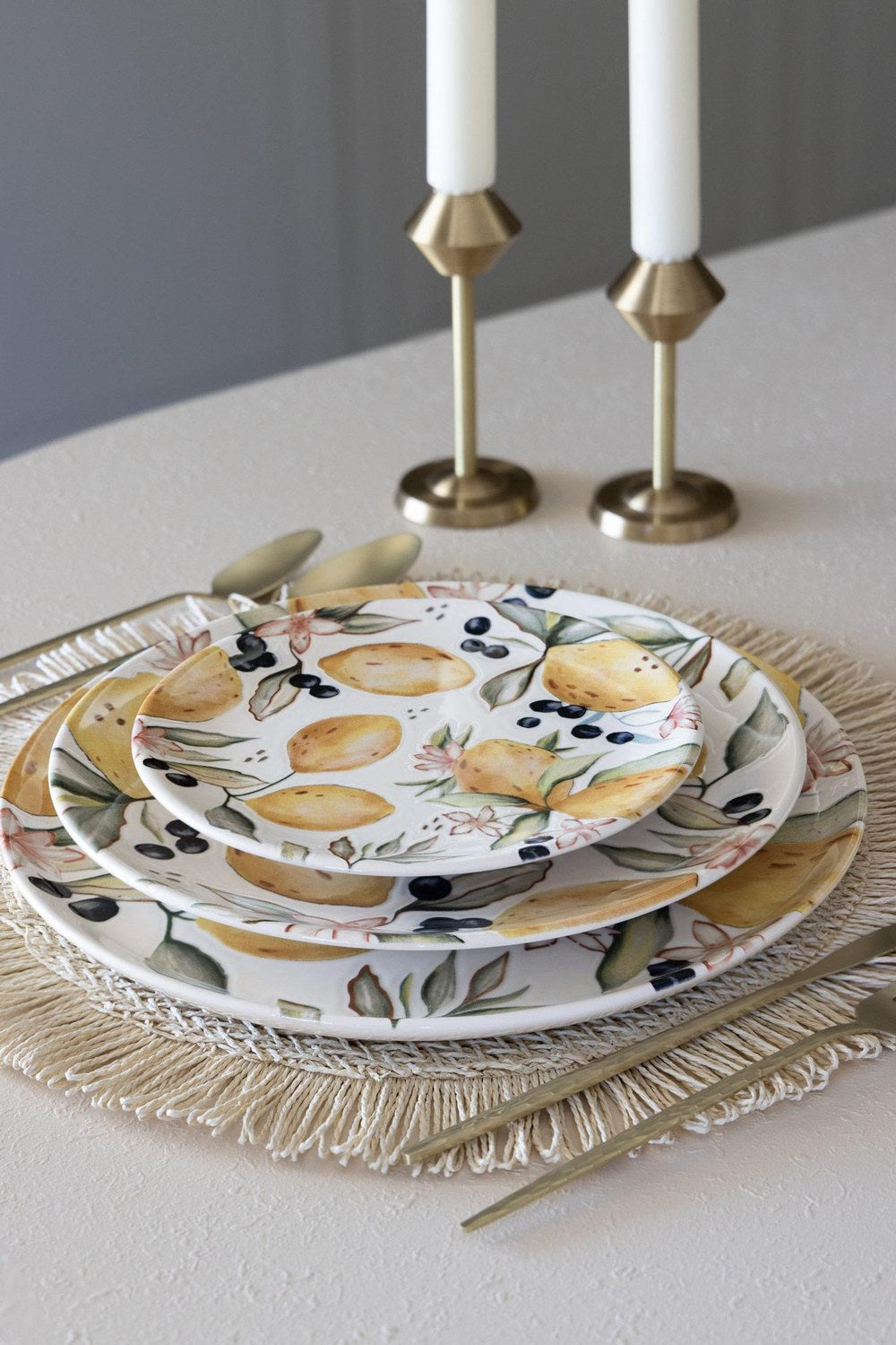 Limoncello Pasta Tabağı 6'lı Set, 19 Cm - 0