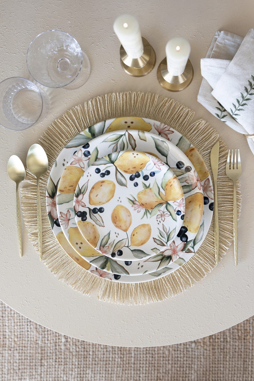 Limoncello Pasta Tabağı 6'lı Set, 19 Cm - 3