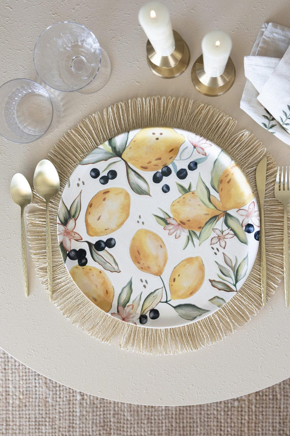 Limoncello Servis Tabağı 6'lı Set, 26 Cm - 0