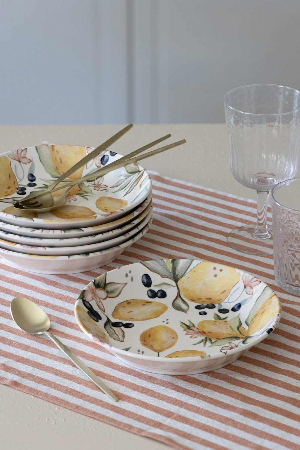 Limoncello Yemek Tabağı 6'lı Set, 20 Cm - 0