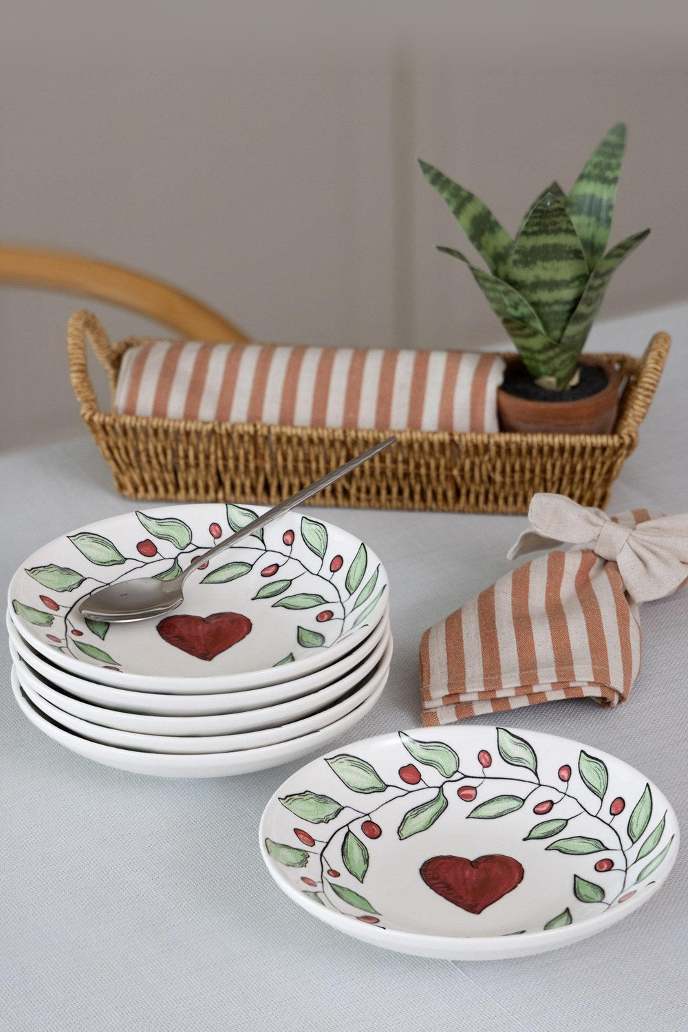 Luv Yemek Tabağı 6'lı Set, 20 Cm - 0