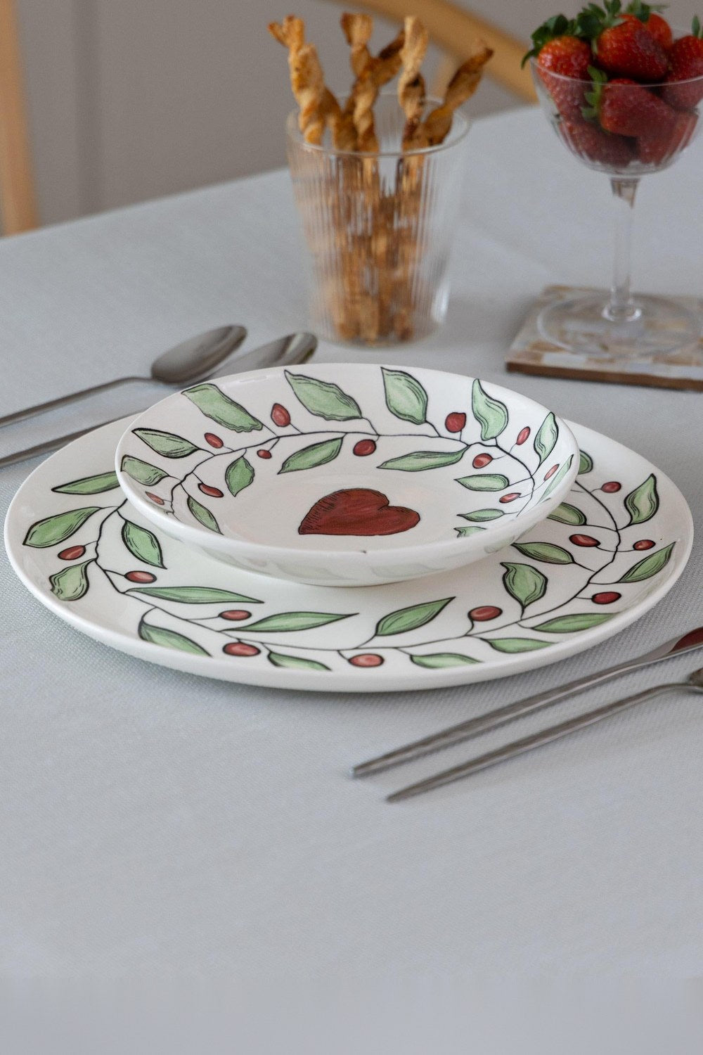 Luv Yemek Tabağı 6'lı Set, 20 Cm - 1