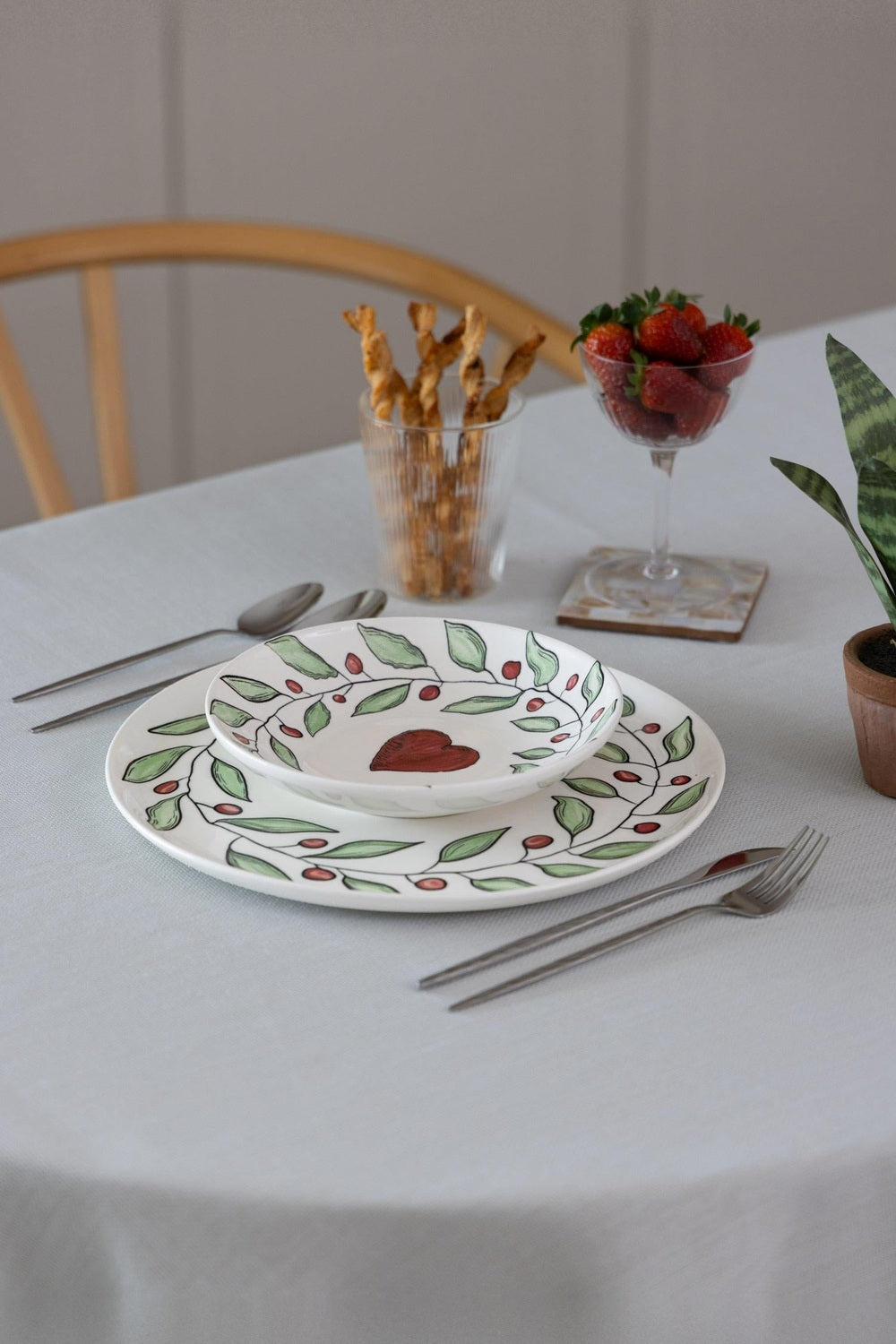 Luv Yemek Tabağı 6'lı Set, 20 Cm - 2