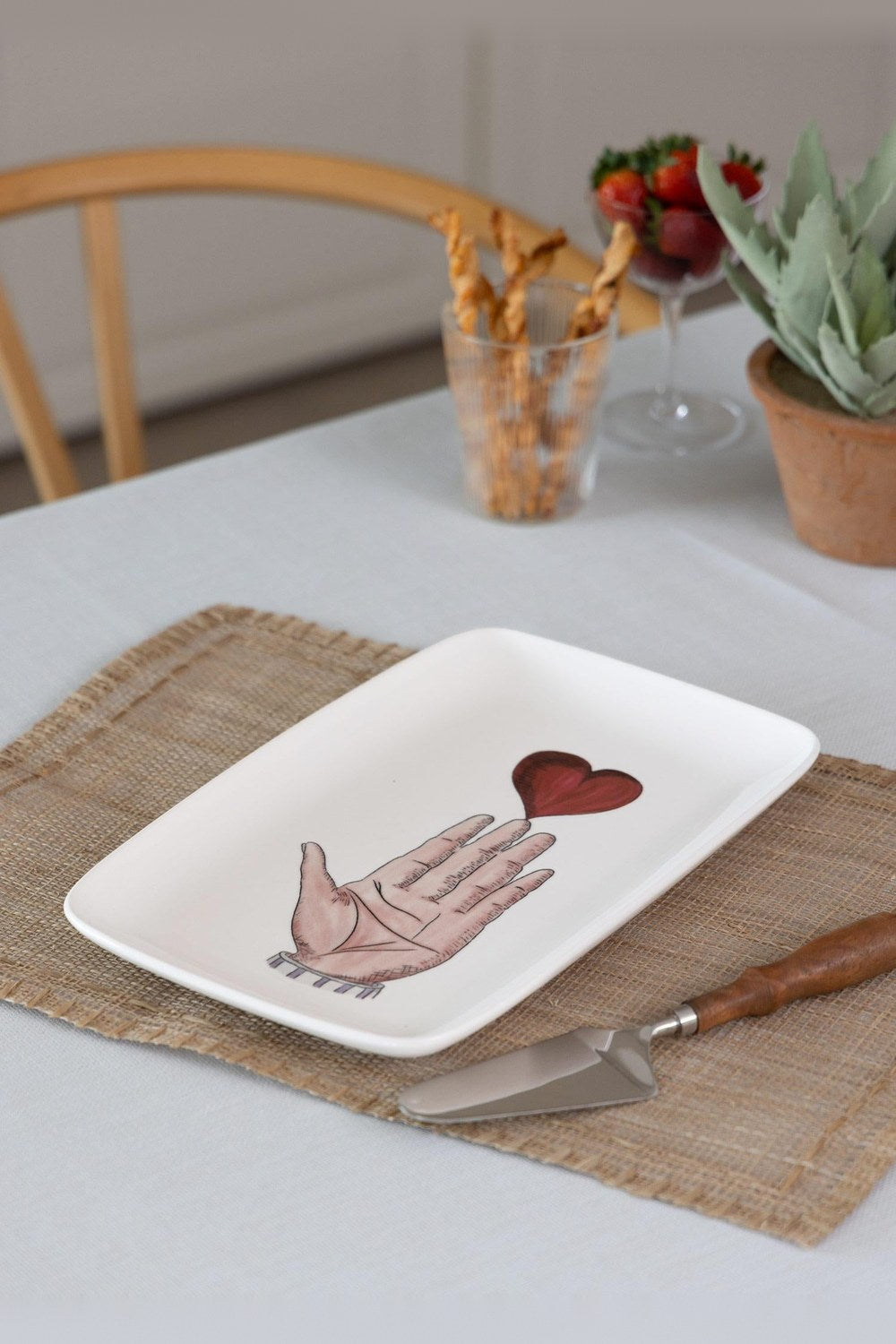Luv Dikdörtgen Servis Tabağı 31x20 Cm - 2